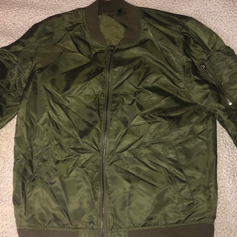 Green Elwood Bomber Jacket